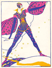 An illustration by Dorothy Mullock for Studio Plays: The Cloak, 1921