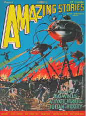 'War of the Worlds' by Frank Paul, cover design for 'Amazing Stories'
