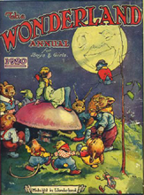 Wonderland Annual, 1920, cover by Harry Rountrees.